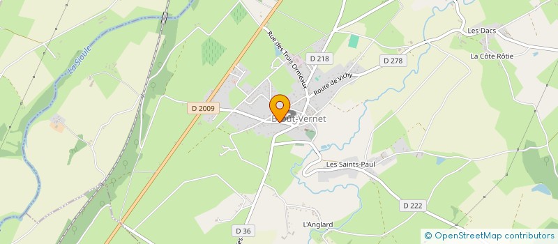 localisation de l'entreprise SCI DE LA CROIX ROUGE  BROUT-VERNET