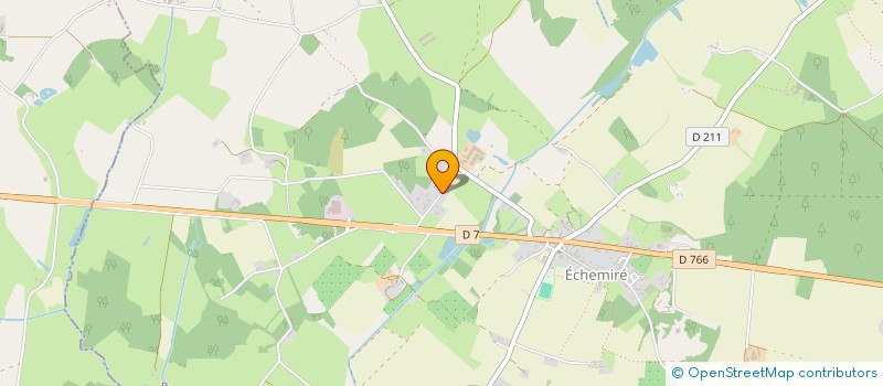 localisation de l'entreprise SCI DE LA CROIX ROUGE à BAUGE-EN-ANJOU
