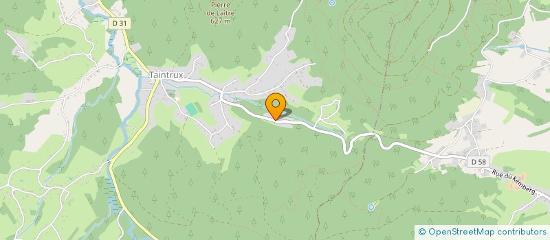 localisation de l'entreprise SCI DE LA CROIX SAINT GEORGES  TAINTRUX