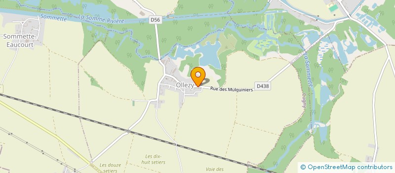 localisation de l'entreprise SCI DE LA CROIX SAINT JACQUES  OLLEZY