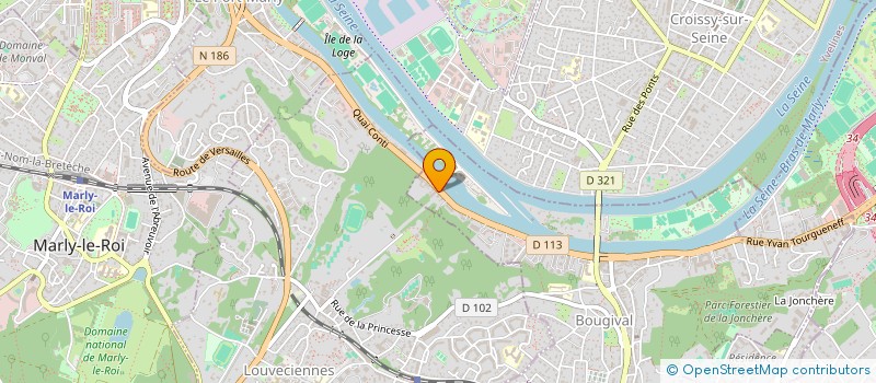 localisation de l'entreprise SCI DE LA CROIX SAINT JACQUES  BOUGIVAL