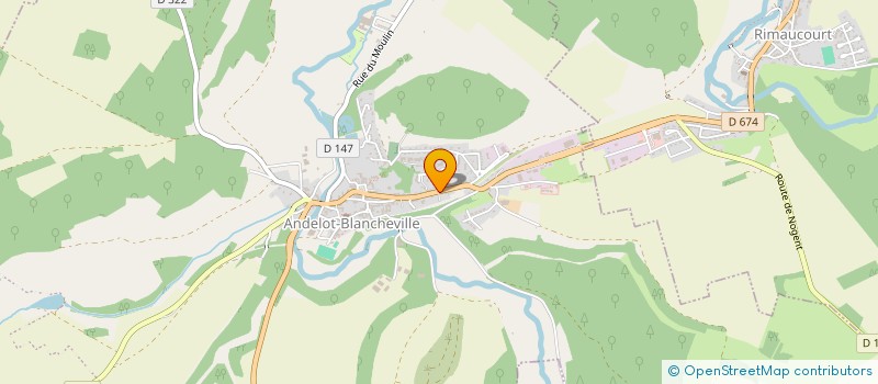 localisation de l'entreprise SCI DE LA CROIX SAINTE BARBE à ANDELOT-BLANCHEVILLE