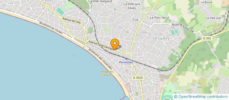 localisation de l'entreprise SCI DE LA CROIX VERTE  LA BAULE-ESCOUBLAC