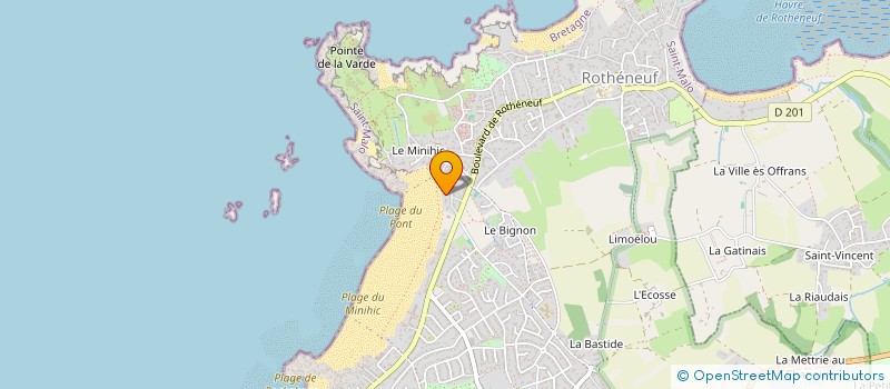 localisation de l'entreprise SCI DE LA CROLANTE  SAINT-MALO