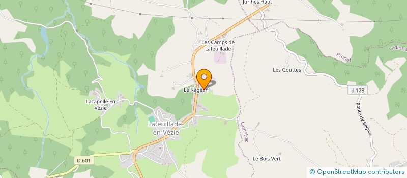 localisation de l'entreprise SCI DE LA CROUX à LAFEUILLADE-EN-VEZIE