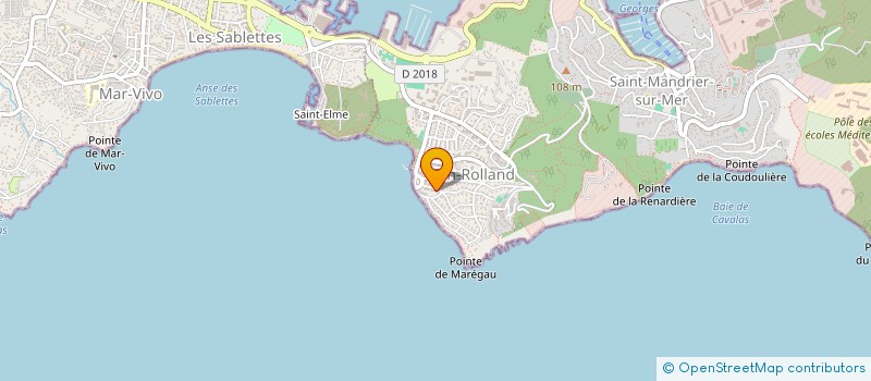 localisation de l'entreprise SCI DE LA CRUZ  SAINT MANDRIER SUR MER