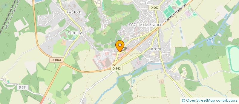 localisation de l'entreprise SCI DE LA CRYPTE à LAON