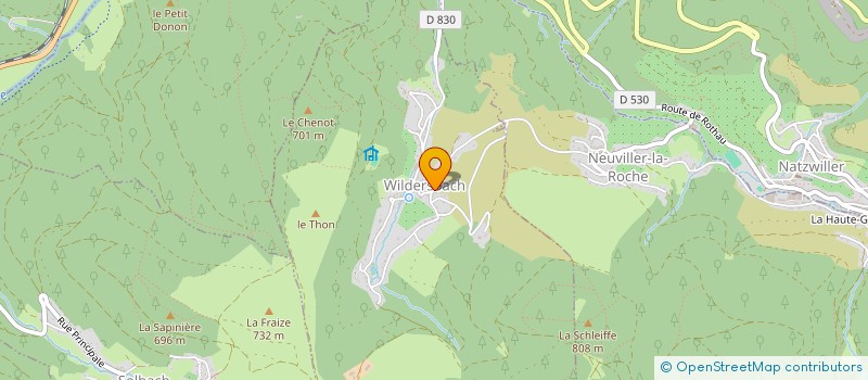 localisation de l'entreprise SCI DE LA CUBANE  WILDERSBACH