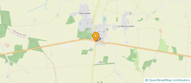 localisation de l'entreprise SCI DE LA CUSSONNERIE  PAIZAY-LE-SEC