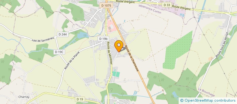 localisation de l'entreprise SCI DE LA DAME DES BOIS  VEZERONCE-CURTIN