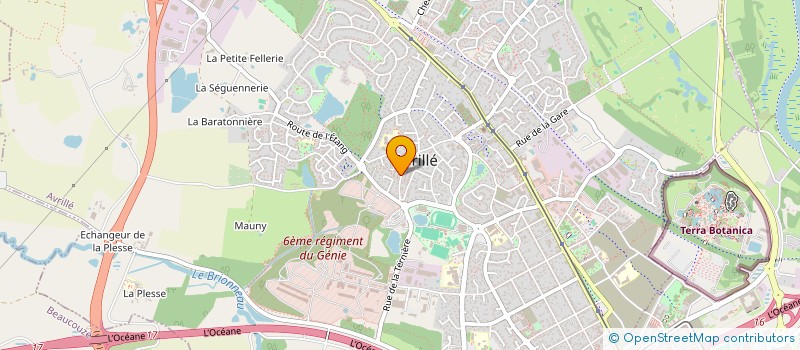 localisation de l'entreprise SCI DE LA DAUVERSIERE à AVRILLE