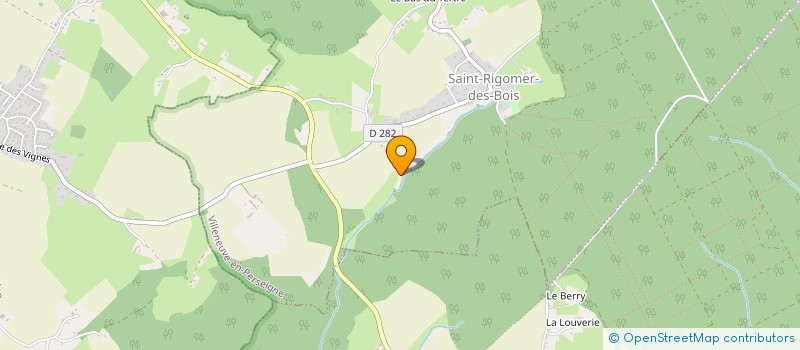 localisation de l'entreprise SCI DE LA DAVERIE  VILLENEUVE-EN-PERSEIGNE