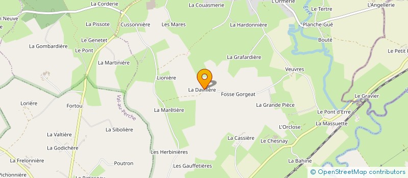 localisation de l'entreprise SCI DE LA DAVILIERE à SAINT-HILAIRE-SUR-ERRE