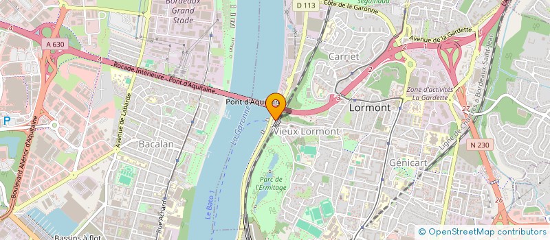 localisation de l'entreprise SCI DE LA DELIVRANCE  LORMONT