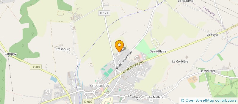 localisation de l'entreprise SCI DE LA DEMI-LUNE à BRICQUEBEC-EN-COTENTIN