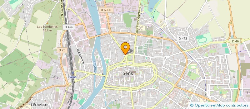 localisation de l'entreprise SCI DE LA DEMI LUNE à SENS