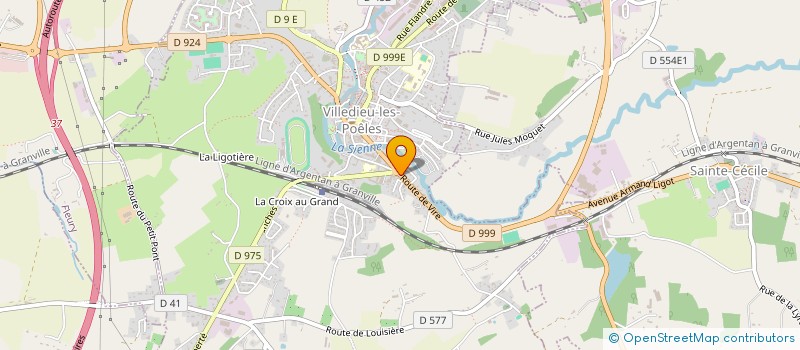 localisation de l'entreprise SCI DE LA DEMI-LUNE  VILLEDIEU-LES-POELES-ROUFFIGNY