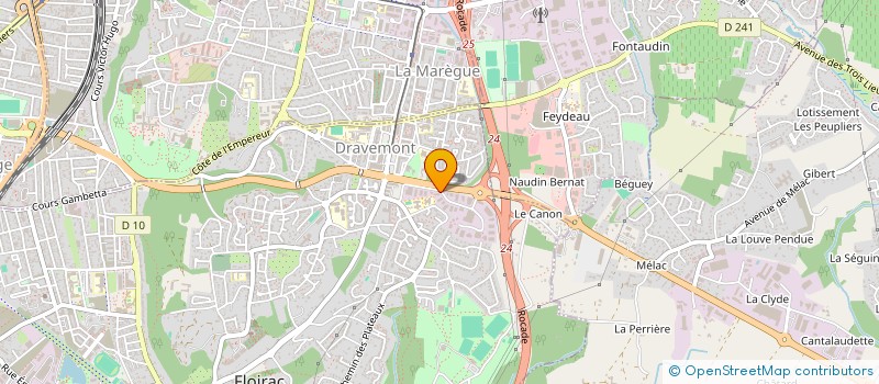 localisation de l'entreprise SCI DE LA DEMILUNE  ARTIGUES-PRES-BORDEAUX