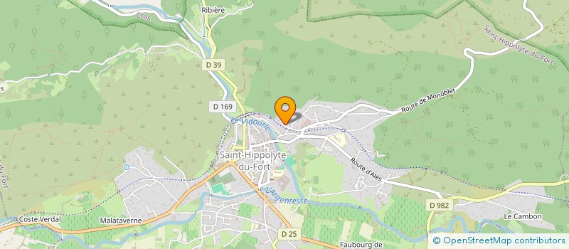 localisation de l'entreprise SCI DE LA DERNIERE HEURE  SAINT-HIPPOLYTE-DU-FORT