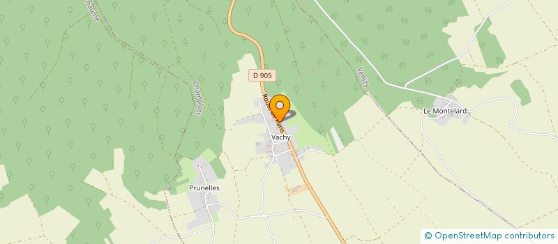 localisation de l'entreprise SCI DE LA DETENTE  CHAMPLOST