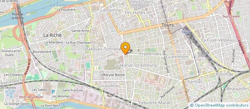 localisation de l'entreprise SCI DE LA DEVINIERE  TOURS