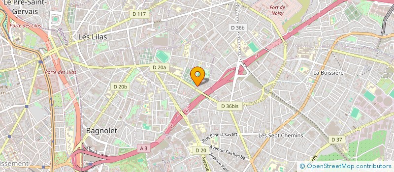 localisation de l'entreprise SCI DE LA DHUYS à MONTREUIL