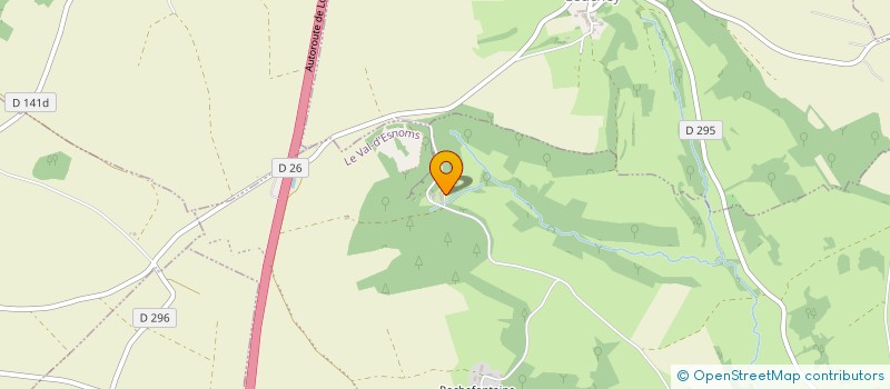 localisation de l'entreprise SCI DE LA DHUYS à LE VAL D'ESNOMS