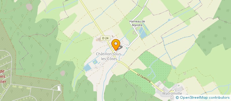 localisation de l'entreprise SCI DE LA DIEUE à CHATILLON-SOUS-LES-COTES