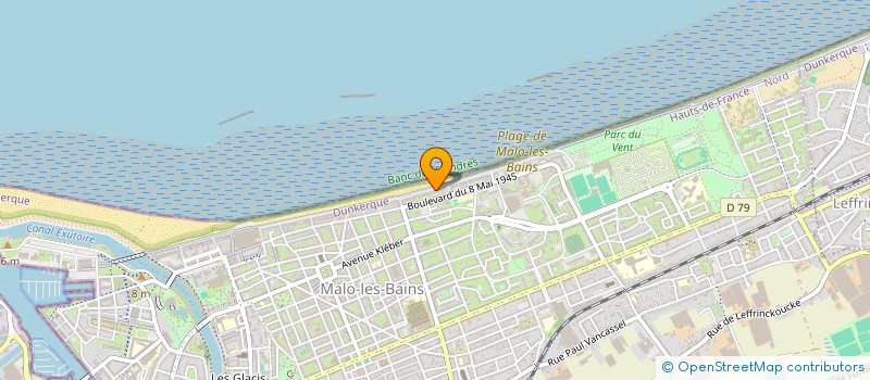 localisation de l'entreprise SCI DE LA DIGUE DE MER à DUNKERQUE