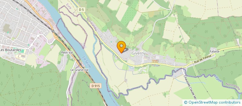 localisation de l'entreprise SCI DE LA DIME  GIVERNY