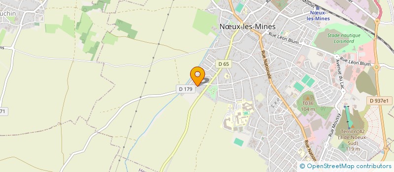 localisation de l'entreprise SCI DE LA DISTILLERIE à NŒUX-LES-MINES