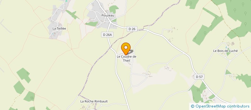 localisation de l'entreprise SCI DE LA DIVE  LEZAY