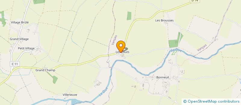 localisation de l'entreprise SCI DE LA DIVE DU SUD  VANCAIS