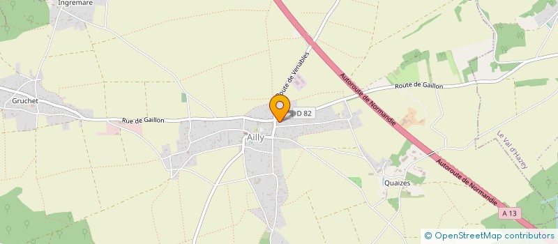 localisation de l'entreprise SCI DE LA DIVES  AILLY