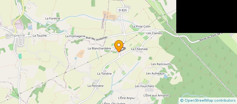 localisation de l'entreprise SCI DE LA DOITEE à DOMFRONT-EN-POIRAIE