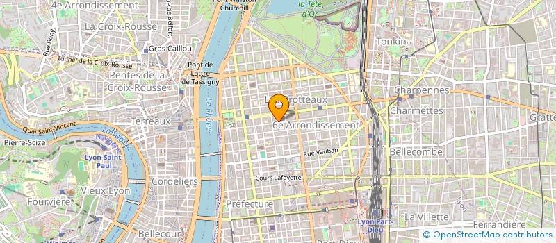 localisation de l'entreprise SCI DE LA DOLE  LYON