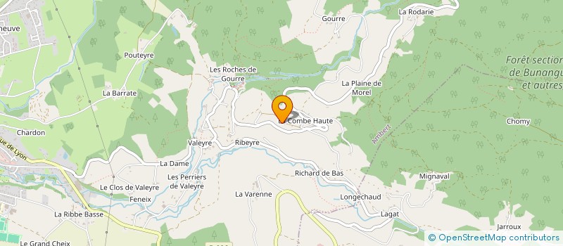 localisation de l'entreprise SCI DE LA DORE BOURGNE  AMBERT