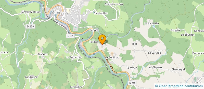 localisation de l'entreprise SCI DE LA DORE GOURCY  MARAT