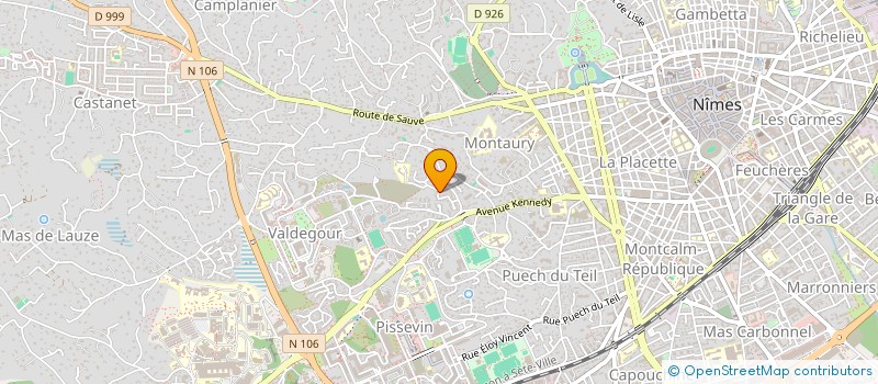 localisation de l'entreprise SCI DE LA DOUGUE  NIMES