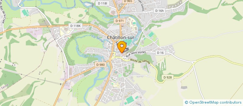 localisation de l'entreprise SCI DE LA DOUIX  CHATILLON-SUR-SEINE