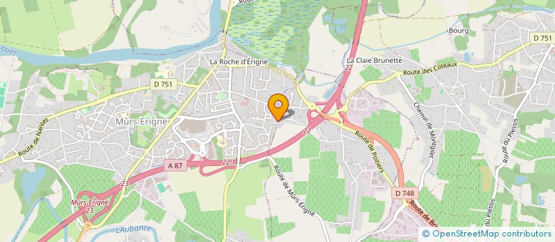 localisation de l'entreprise SCI DE LA DOUTRE - BENEDICTIN  MURS-ERIGNE