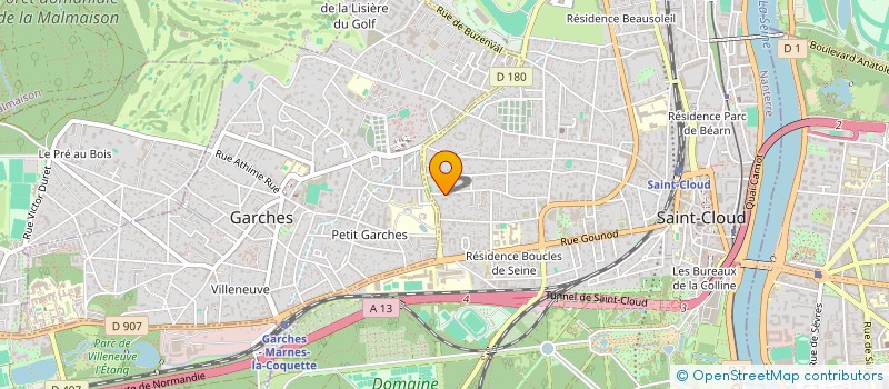 localisation de l'entreprise SCI DE LA DRAY à SAINT-CLOUD
