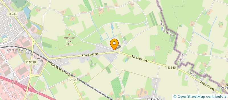 localisation de l'entreprise SCI DE LA DREVE à BAILLEUL