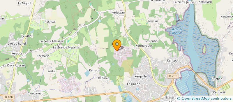 localisation de l'entreprise SCI DE LA DRISSE  LA TRINITE-SUR-MER