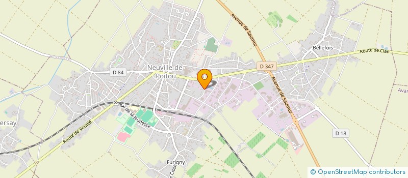 localisation de l'entreprise SCI DE LA DROUILLE  NEUVILLE-DE-POITOU