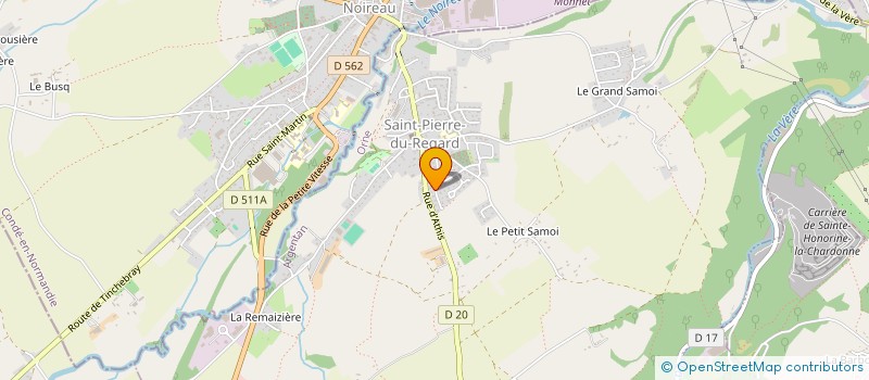 localisation de l'entreprise SCI DE LA DRUANCE à SAINT-PIERRE-DU-REGARD