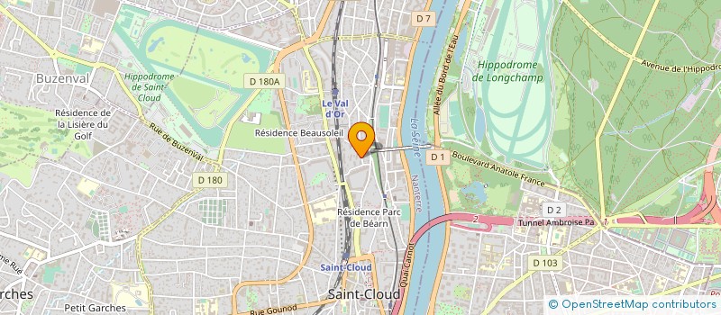 localisation de l'entreprise SCI DE LA DRURIE à SAINT-CLOUD