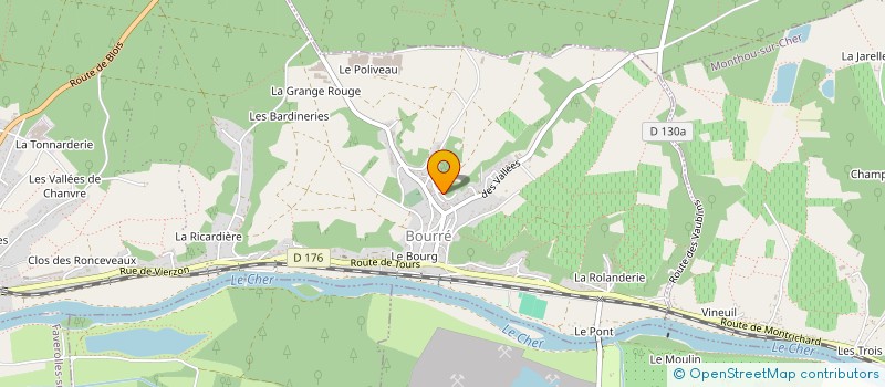 localisation de l'entreprise SCI DE LA DUBE à MONTRICHARD-VAL-DE-CHER