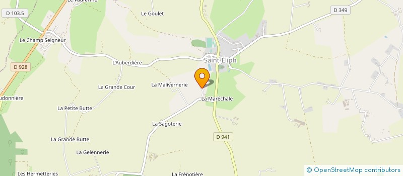 localisation de l'entreprise SCI DE LA DUCHERIE à SAINT-ELIPH