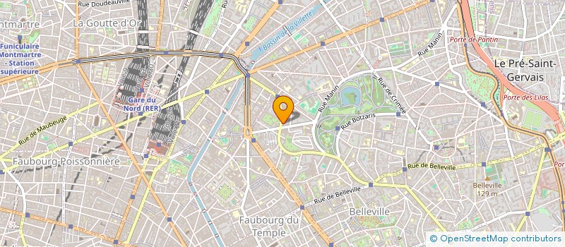 localisation de l'entreprise SCI DE LA DUNE  PARIS